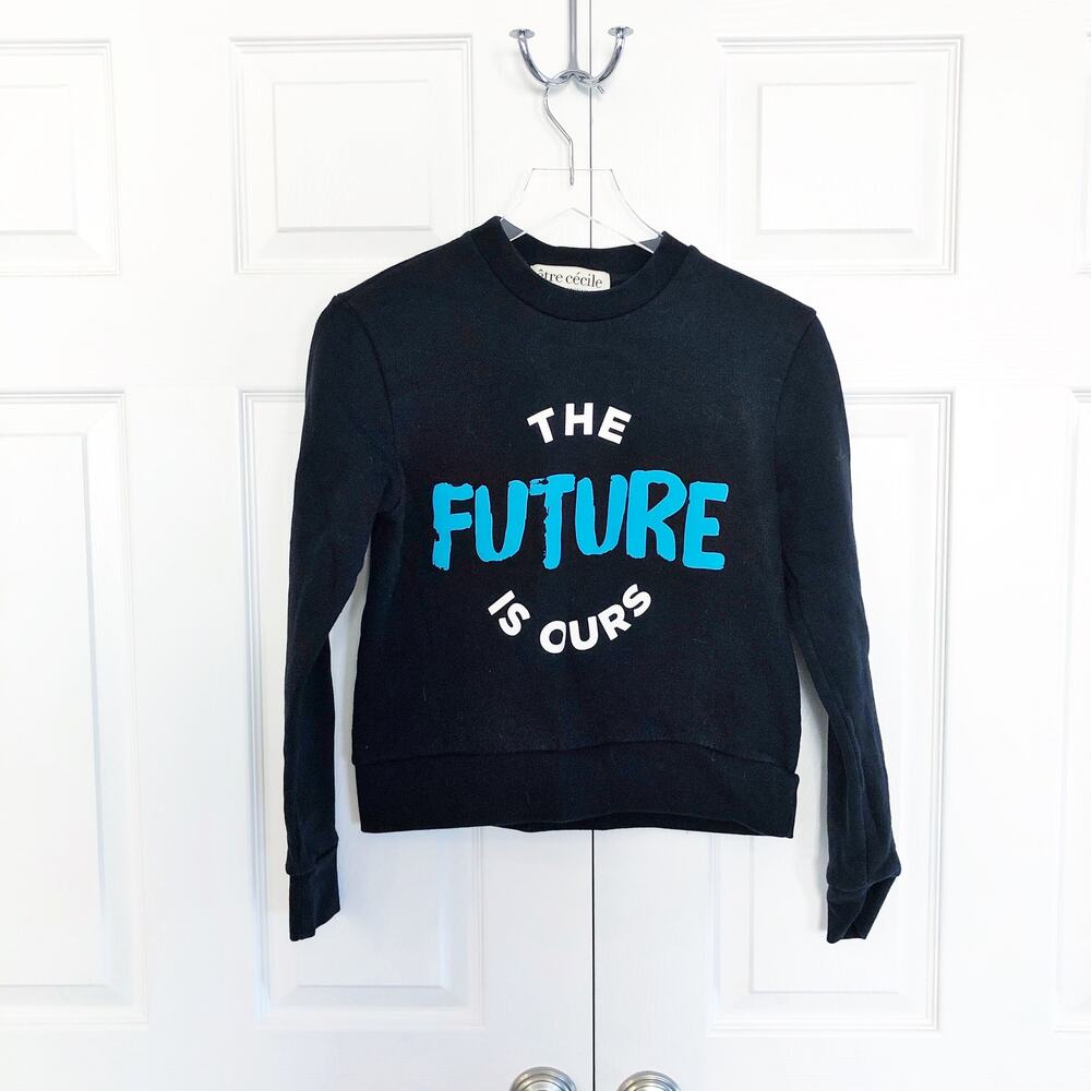Être Cécile The Future Is Ours Graphic Sweatshirt Parisian Streetwear